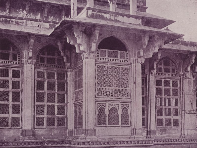 Veistetty fretwork-ikkuna, Gwalior tekijältä English Photographer