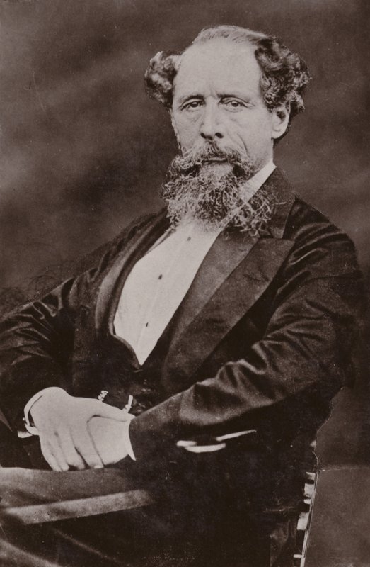 Charles Dickens (1812-1870), englantilainen kirjailija tekijältä English Photographer