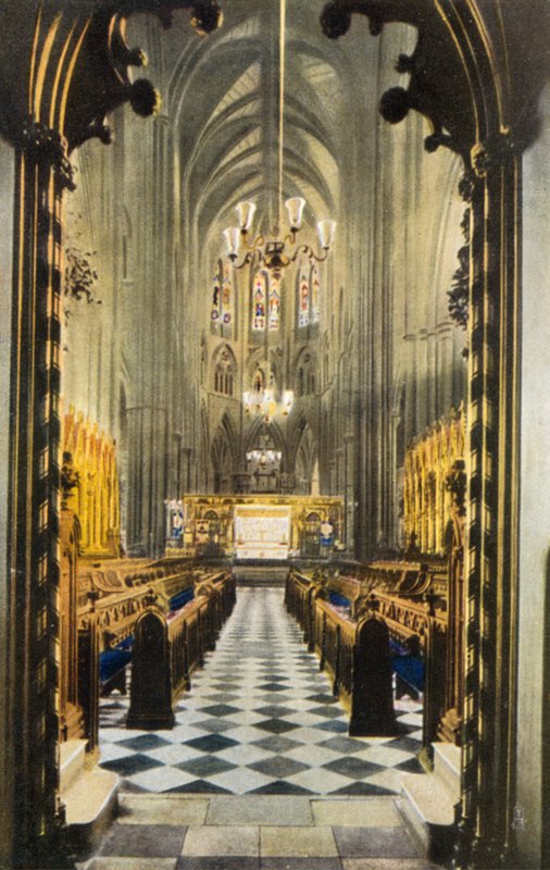 Kuoro urkuparven alta, Westminster Abbey, Lontoo (kuva) tekijältä English Photographer