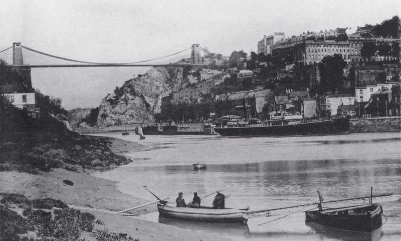 Clifton and Suspension Bridge (m/w kuva) tekijältä English Photographer