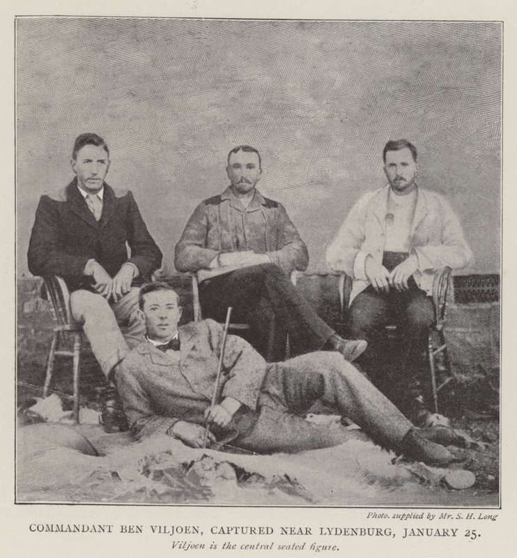 Komentaja Ben Viljoen, vangittu lähellä Lydenburgia 25. tammikuuta tekijältä English Photographer