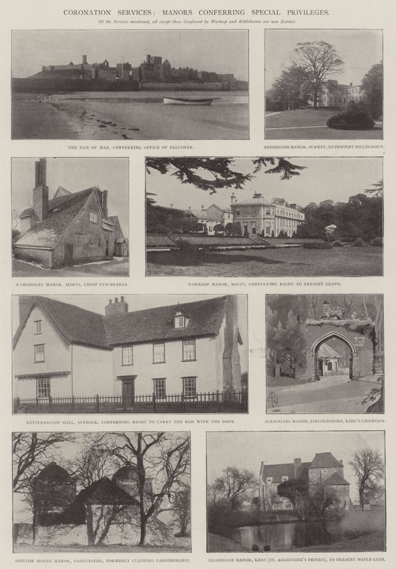 Kruunauspalvelut, erityisetuja myöntävät kartanot tekijältä English Photographer