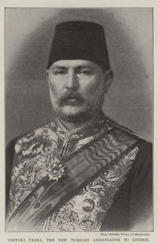 Costaki Pasha, Turkin uusi Lontoon-suurlähettiläs tekijältä English Photographer
