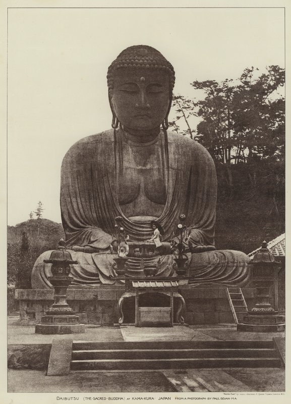 Daibutsu, pyhä Buddha, Kamakura, Japani (m/v kuva) tekijältä English Photographer