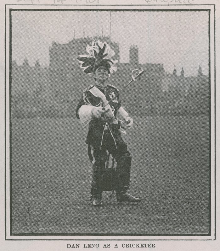 Dan Leno kriketinpelaajana tekijältä English Photographer