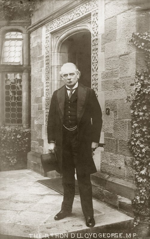 David Lloyd George, Walesin liberaalipoliitikko (m/w kuva) tekijältä English Photographer