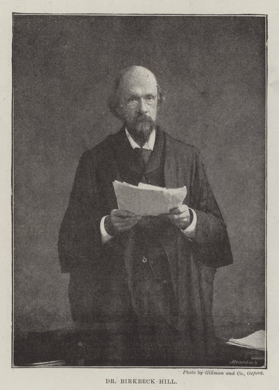 Tohtori Birkbeck Hill tekijältä English Photographer