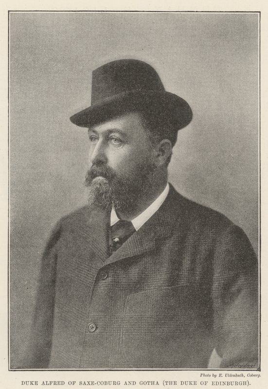 Saxe-Coburgin herttua Alfred ja Edinburghin herttua Gotha tekijältä English Photographer