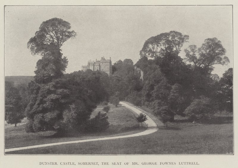 Dunsterin linna, Somerset, George Fownes Luttrellin kotipaikka tekijältä English Photographer