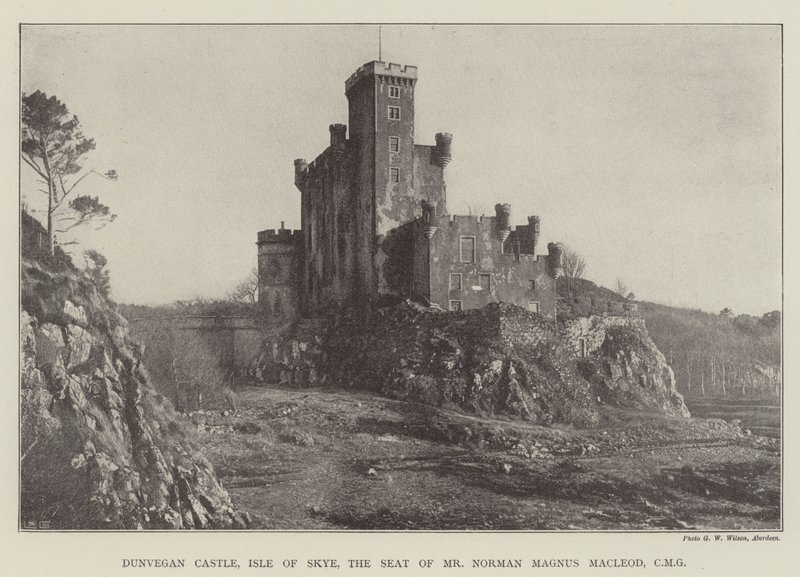 Dunvegan Castle, Isle of Skye, Norman Magnus Macleodin kotipaikka, CMG tekijältä English Photographer