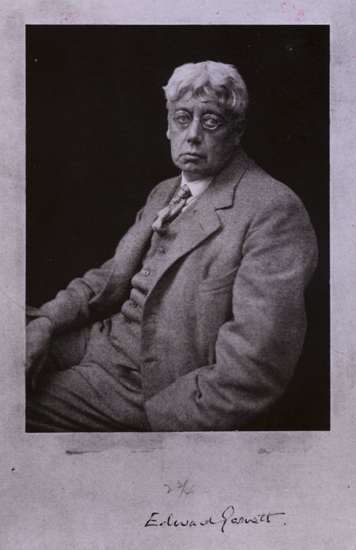 Edward Garnett, englantilainen kirjailija, kirjallisuuskriitikko ja toimittaja (m/w kuva) tekijältä English Photographer
