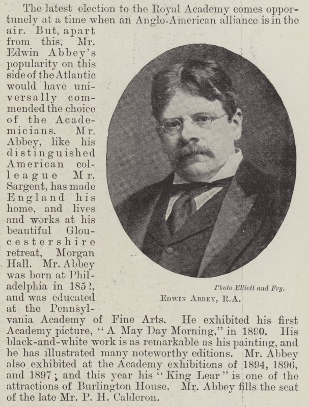 Edwin Abbey, RA tekijältä English Photographer