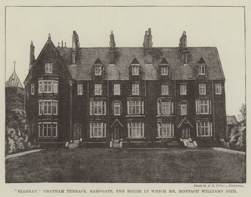 Elleray, Chatham Terrace, Ramsgate, talo, jossa herra Montagu Williams kuoli tekijältä English Photographer