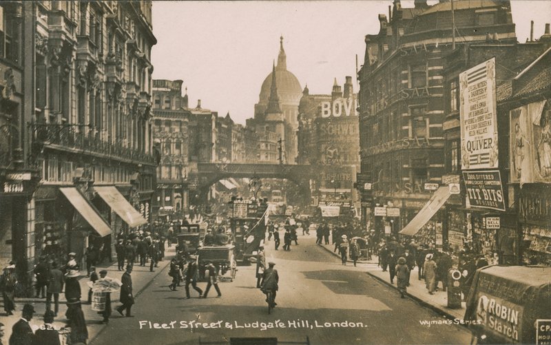 Fleet Street ja Ludgate Hill, Lontoo tekijältä English Photographer