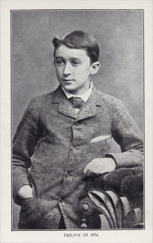 Frederick Delius vuonna 1874 tekijältä English Photographer
