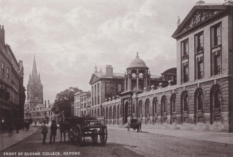 Queens Collegen edessä, Oxfordissa tekijältä English Photographer