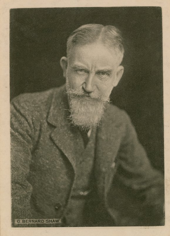 George Bernard Shaw, valokuva tekijältä English Photographer