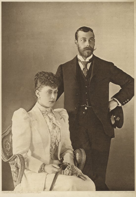 George, Yorkin herttua ja hänen vaimonsa, Teckin prinsessa Mary tekijältä English Photographer