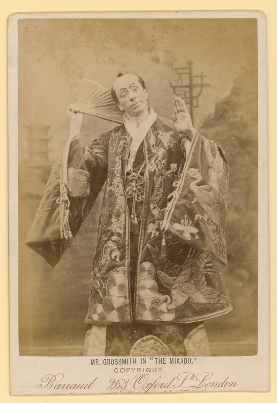George Grossmith Ko-Kona elokuvassa The Mikado tekijältä English Photographer