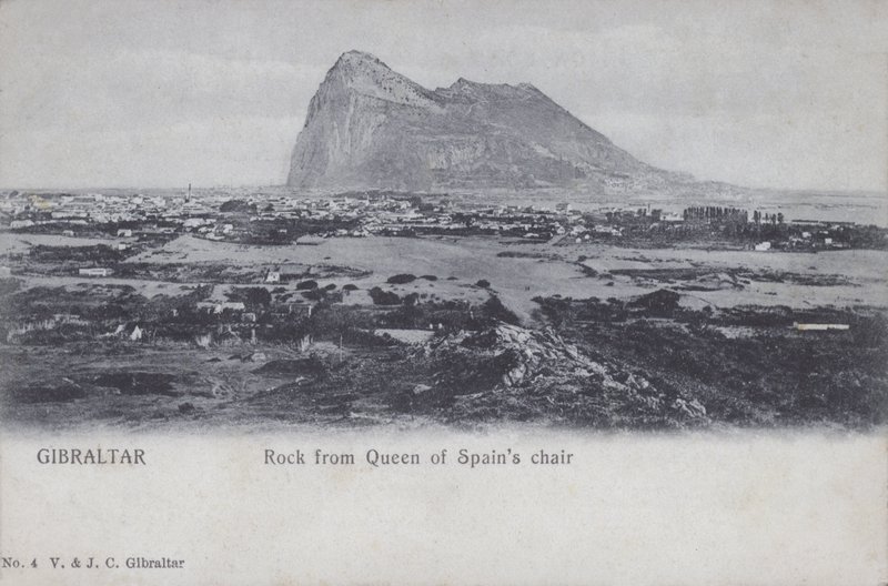 Gibraltar, Rock Queen of Spainin tuolista (m/v kuva) tekijältä English Photographer