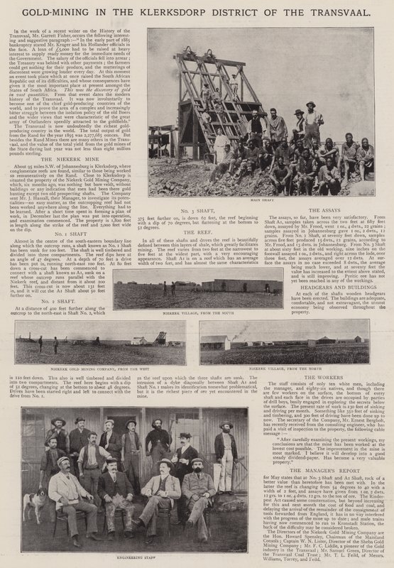 Kullankaivostoiminta Transvaalin Klerksdorpin alueella tekijältä English Photographer
