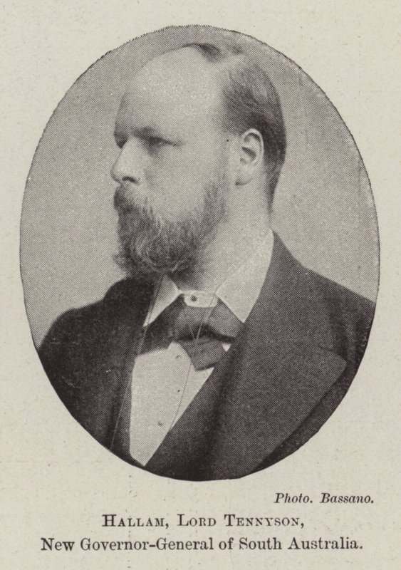Hallam, Lord Tennyson, Etelä-Australian uusi kenraalikuvernööri tekijältä English Photographer