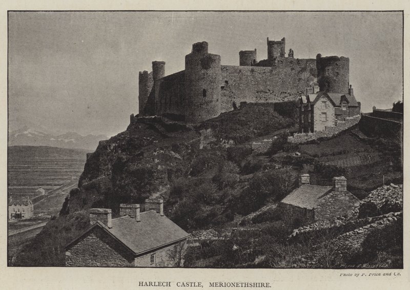 Harlechin linna, Merionethshire tekijältä English Photographer