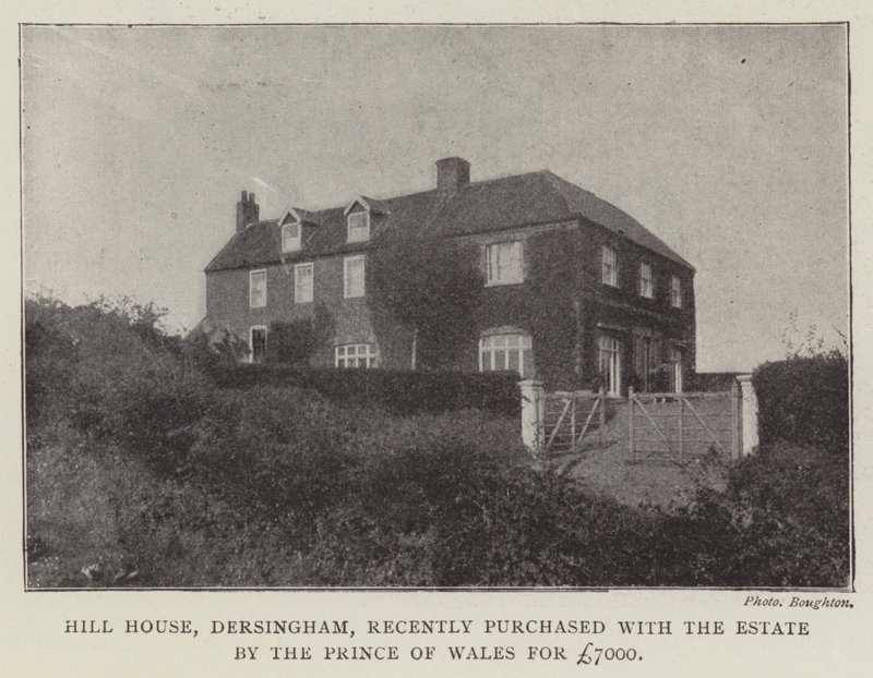 Hill House, Dersingham, Walesin prinssi osti hiljattain kiinteistön kanssa 7 000 puntaa tekijältä English Photographer