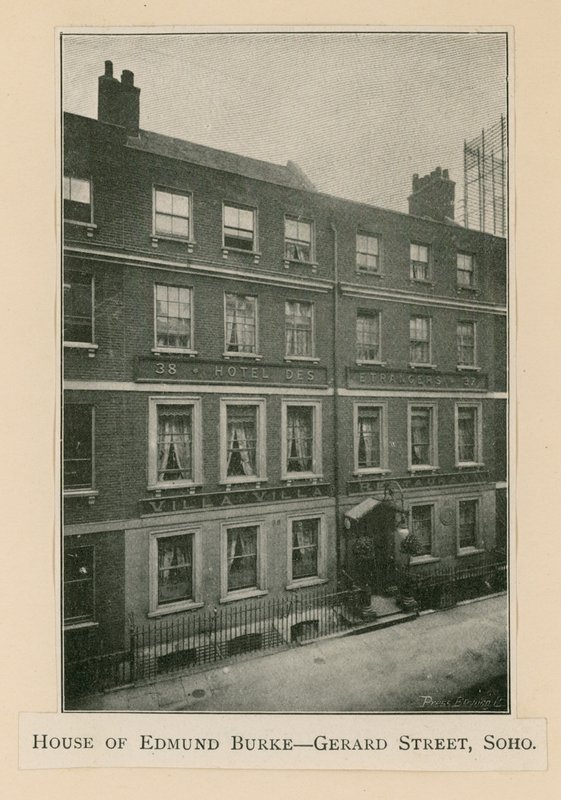 Edmund Burken talo, 37 Gerrard Street tekijältä English Photographer