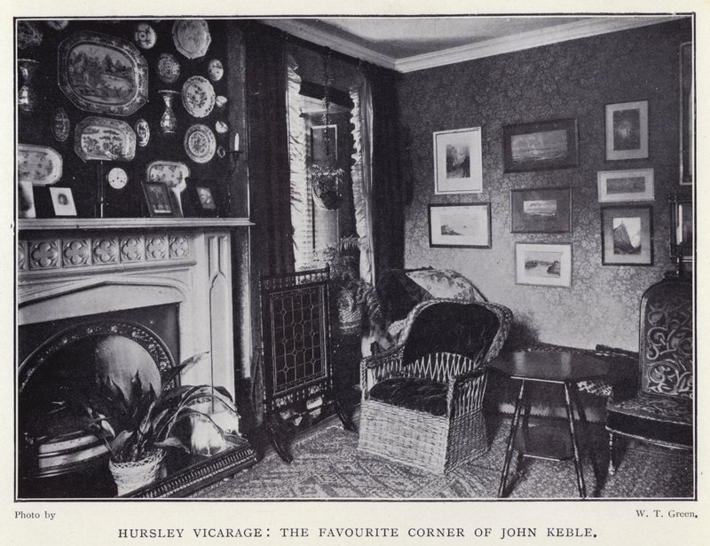 Hursley Vicarage, John Keblen suosikkinurkkaus (m/w kuva) tekijältä English Photographer