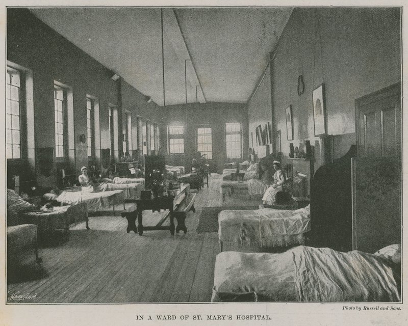 St Marys Hospitalin osastolla Lontoossa tekijältä English Photographer