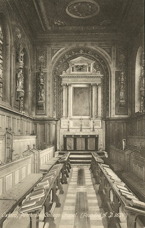 Sisustus, Pembroke College Chapel, Oxford, Oxfordshire (m/w kuva) tekijältä English Photographer