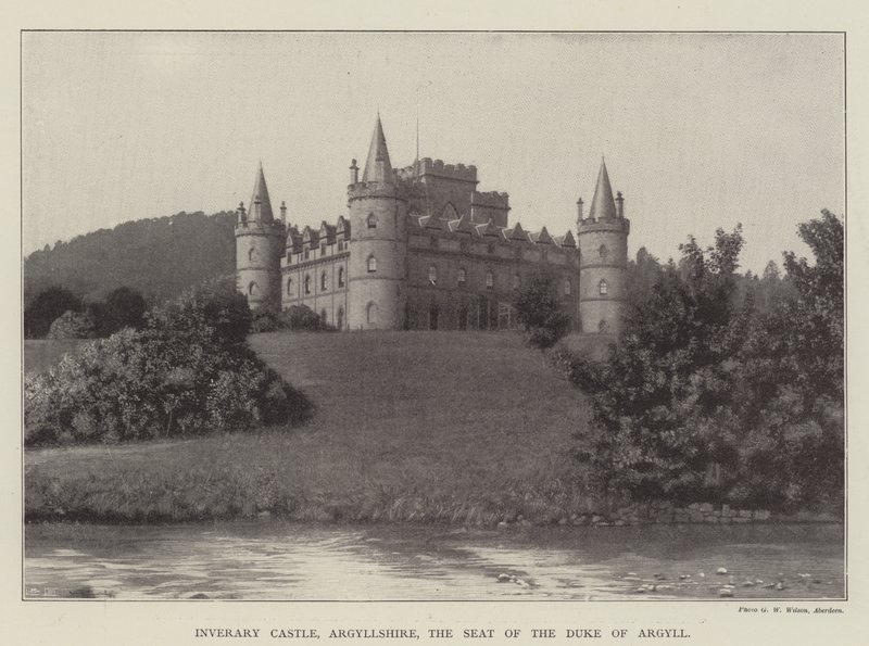 Inverarayn linna, Argyllshire, Argyllin herttuan kotipaikka tekijältä English Photographer