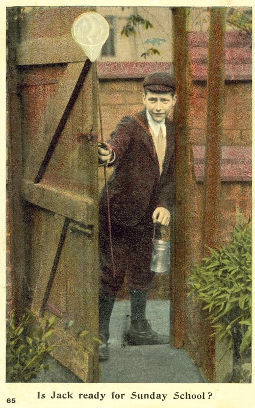 Onko Jack valmis pyhäkouluun? (värivalokuva) tekijältä English Photographer