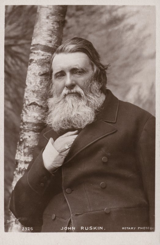 John Ruskin (1819-1900), englantilainen kirjailija, taidekriitikko, taiteilija ja sosiaalinen ajattelija tekijältä English Photographer