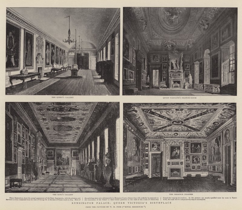 Kensingtonin palatsi, kuningatar Victorian syntymäpaikka tekijältä English Photographer