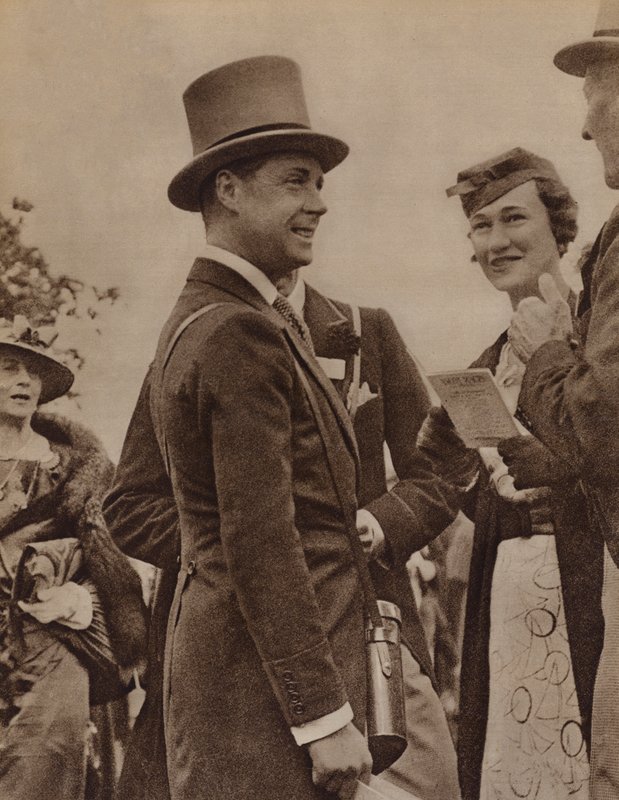 Kuningas Edward VIII ja rouva Simpson Ascotissa tekijältä English Photographer