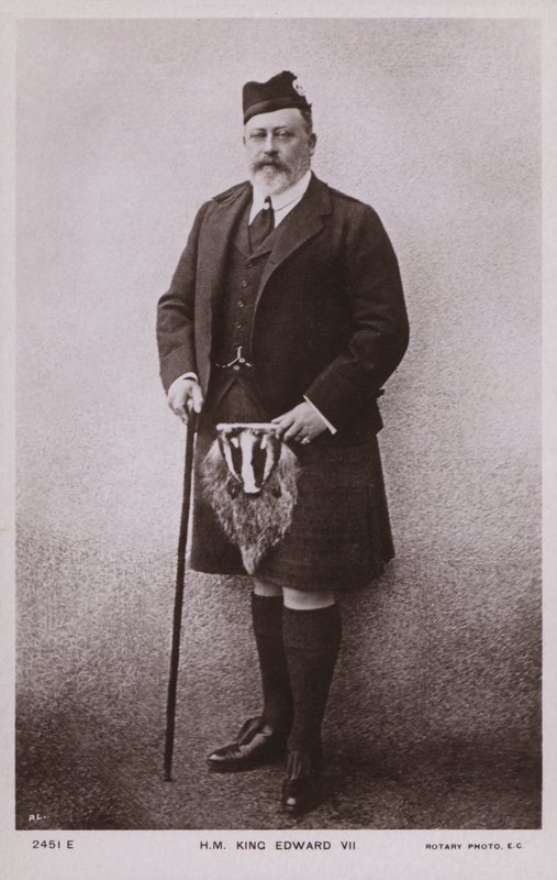 Kuningas Edward VII (s/w-kuva) tekijältä English Photographer