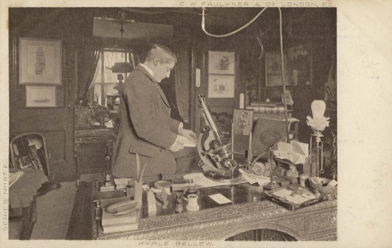 Kyrle Bellew (1850-1911), englantilainen näyttelijä ja mykkäelokuvanäyttelijä tekijältä English Photographer