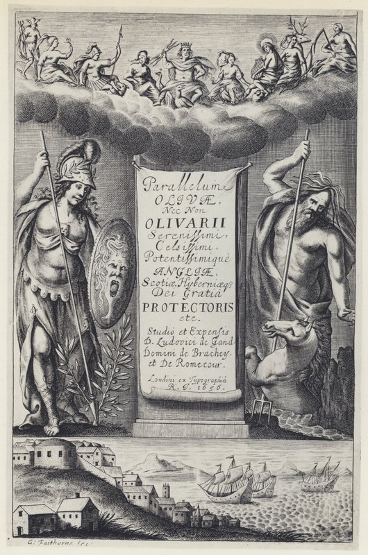 L de Gand, Parallelum Olivae, R I 1656 (b/w valokuva) tekijältä English Photographer
