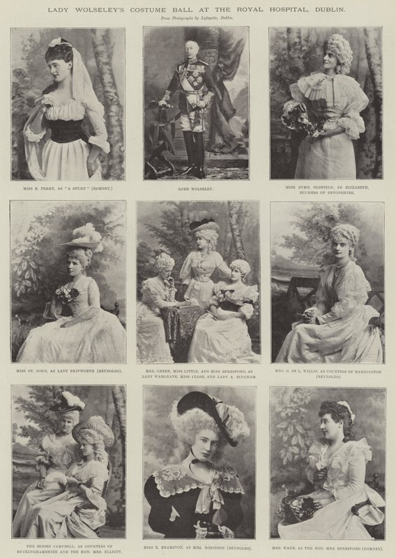 Lady Wolseleys -asujuhla Dublinin kuninkaallisessa sairaalassa tekijältä English Photographer