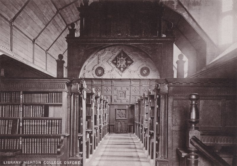 Merton College Oxfordin kirjasto tekijältä English Photographer