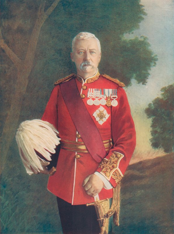 Kenraaliluutnantti Sir R. C. Low. Bombayn armeijan komentaja tekijältä English Photographer