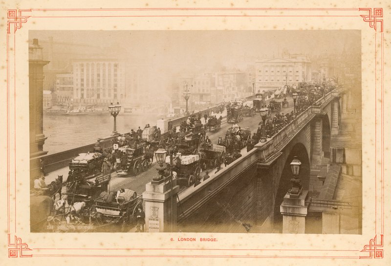 London Bridge, 1800-luvun loppu tekijältä English Photographer