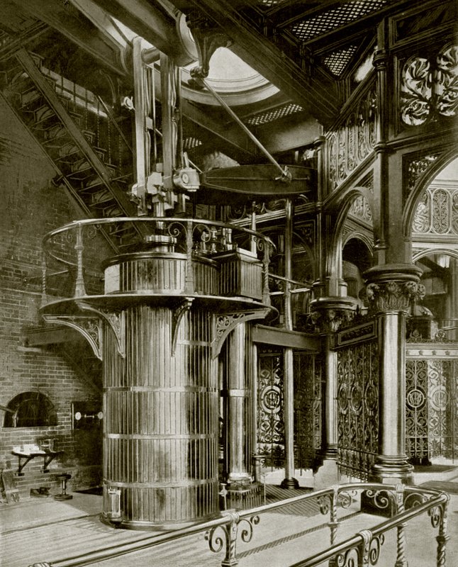 Lontoon jätevesi: The Crossness Pumping Station (m/w kuva) tekijältä English Photographer