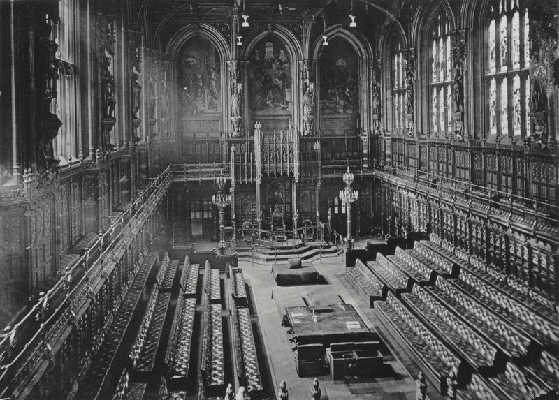 Lontoo: House of Lords (m/w kuva) tekijältä English Photographer