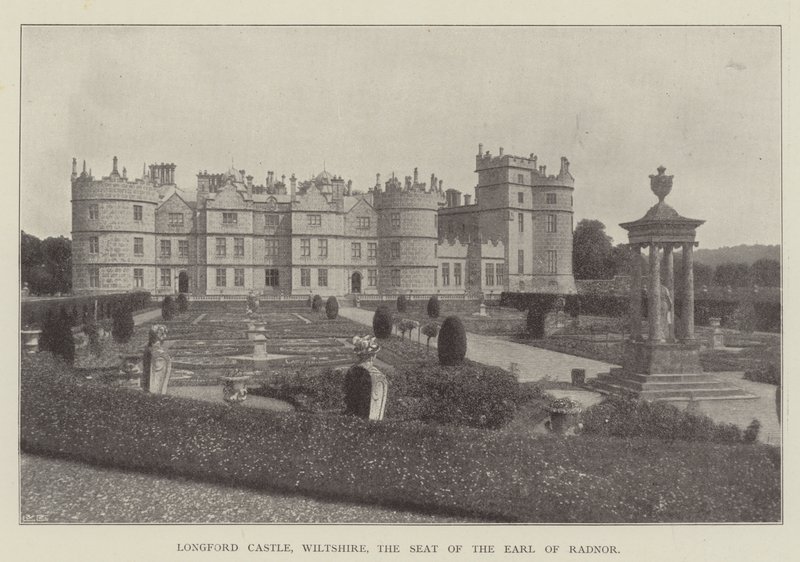 Longford Castle, Wiltshire, Radnorin jaarlin kotipaikka tekijältä English Photographer