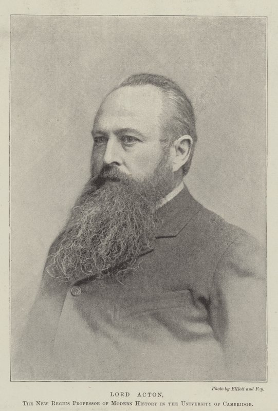 Lord Acton, Cambridgen yliopiston modernin historian professori New Regius tekijältä English Photographer