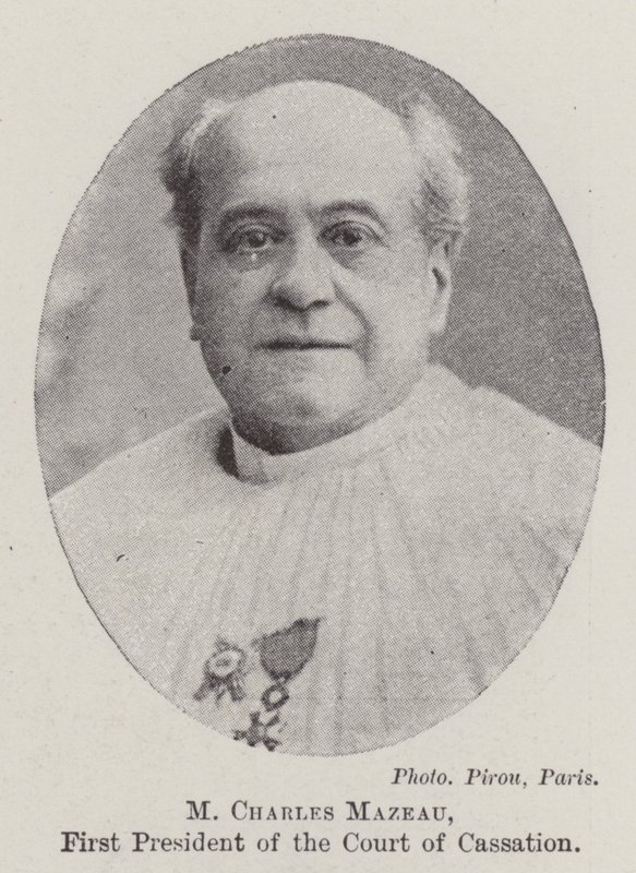 M Charles Mazeau, kassaatiotuomioistuimen ensimmäinen presidentti tekijältä English Photographer
