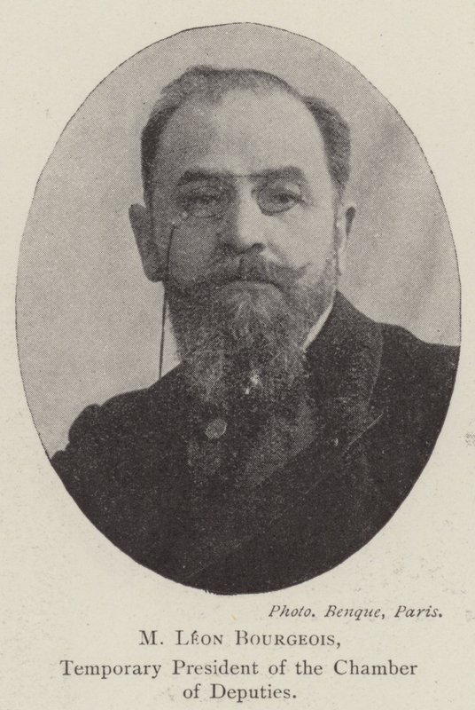 M Leon Bourgeois, edustajainhuoneen väliaikainen puheenjohtaja tekijältä English Photographer